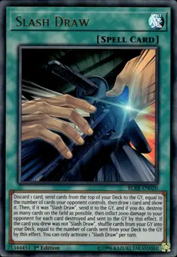 Slash Draw - Ultra Rare 1st Edition BLRR-EN020 - NM - YuGiOh - Image 1