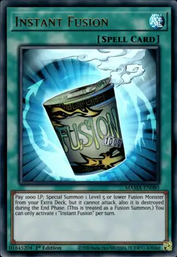 Instant Fusion - Ultra Rare 1st Edition MAMA-EN080 - NM - YuGiOh - Image 1