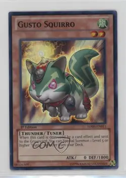 Gusto Squirro 1st Ed. YuGiOh Hidden Arsenal 6: Omega Xyz #HA06-EN011 1hm8 - Image 1