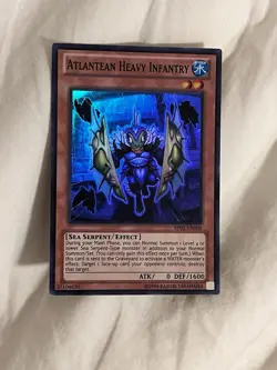 Yugioh Atlantean Heavy Infantry AP02-EN006 Super Rare NM - Image 1