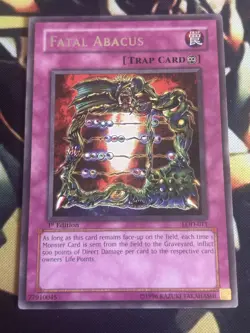 Yugioh: Fatal Abacus - LOD-011 - Rare - 1st Edition - LP - Image 1