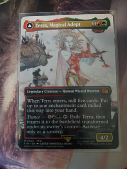 Terra, Magical Adept 0323 (Borderless) (non-foil) MTG Final Fantasy Near Mint - Image 1