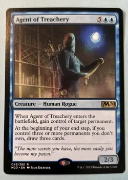 Agent Of Treachery - MTG Magic the Gathering - Core Set 2020 - Image 1