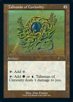 [1x] Talisman of Curiosity (1061) - Retro Frame - Foil Etched Near Mint, English - Image 1
