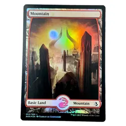 Mountain 253 Full Art Foil Land Amonkhet Magic The Gathering MTG Near Mint - Image 2