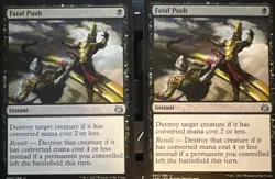 2x Fatal Push 2x MtG Aether Revolt SP/NM - Image 1