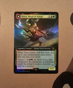 MTG Terra, Magical Adept x1 NM *FOIL* from Final Fantasy - Image 1