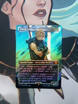 MTG Cloud, Midgar Mercenary SURGE FOIL 0520 Magic FINAL FANTASY Eng - Image 1