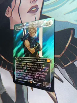 MTG Cloud, Midgar Mercenary SURGE FOIL 0520 Magic FINAL FANTASY Eng - Image 2