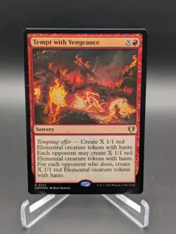 Tempt with Vengeance Commander Masters Foil - Image 1