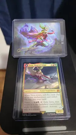 MTG MAGIC Final Fantasy - Terra, Magical Adept (Common) & Art Series (Sig) - Image 1
