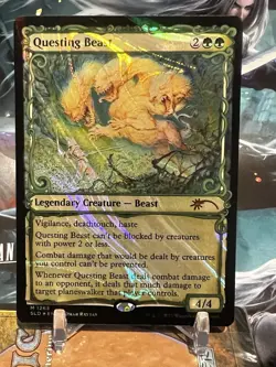 MTG Questing Beast [Secret Lair] ✨HALO FOIL✨ - Image 1