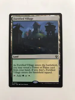 Fortified Village MTG Magic the Gathering Card NM Near Mint MKC - Image 1