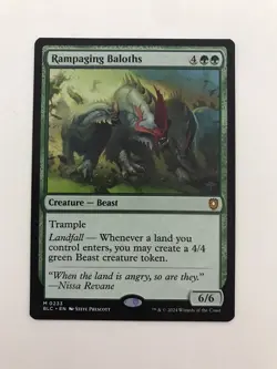 Rampaging Baloths MTG Magic the Gathering Card NM Near Mint BLC - Image 1