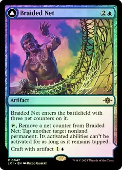 Braided Net (Foil) - LCI - Rare - MTG Magic Pack fresh - Image 1
