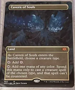 Cavern of Souls Double Masters 2022 Borderless Mythic Rare Card Regular - Image 1