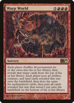 Warp World 1x MtG m10 2010 Core SP/NM - Image 1