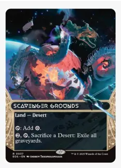 Scavenger Grounds (Borderless) #37 Edge of Eternities: Steller Sights (EOS) NM - Image 1