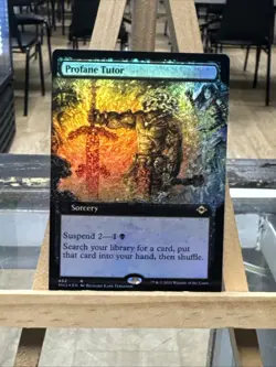 MTG *Profane Tutor Extended Art foil X1* (NM) Modern Horizons 2 Magic Free Ship - Image 1