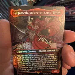 x1 Gilgamesh, Master-at-Arms - Foil - Borderless R MTG Final Fantasy M/NM, Engli - Image 1