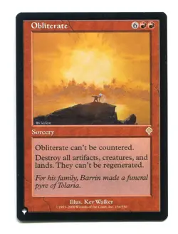 Obliterate The List Reprints 156/350 LIST Rare NM MTG Magic the Gathering - Image 1