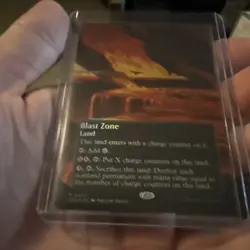 Blast Zone (0047) (Borderless) - Edge of Eternities: Stellar Sights (EOS) FOIL - Image 1