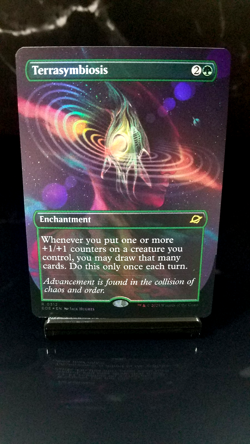 Terrasymbiosis (Borderless) Foil #0312 - Edge of Eternities (EOE) - Surreal - Image 1