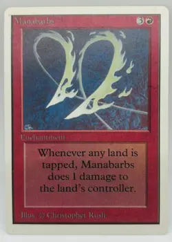 MTG Manabarbs Unlimited Regular Rare - Image 1