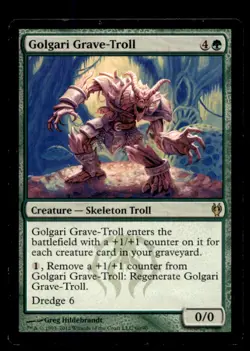 MTG Golgari Grave-Troll LP Light Play Izzet v. Golgari [754] - Image 1