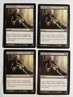 4x Mtg Core Set 2012 M12 Sorin‘s Thirst NM Magic The Gathering - Image 1