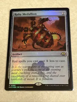 Ruby Medallion Modern Horizons 3 Foil - Image 1