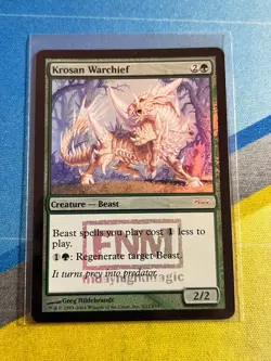 Magic the Gathering MTG FNM Promo KROSAN WARCHIEF Foil - Image 1