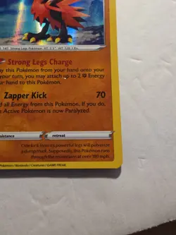 Galarian Zapdos 082/203 Reverse Holo Evolving Skies Pokemon Card NM - Image 3