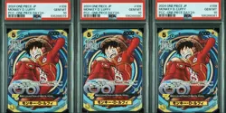One Piece Card Game Monkey D. Luffy OP07-109 SR PSA 10 3-Card Consecutive Serial - Image 1
