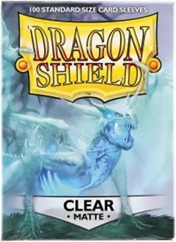 Dragon Shield Card Sleeve, Matte, Clear, 100ct (Polypropylene), for Clear - Image 5