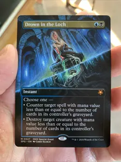 MTG Drown in the Loch (Borderless) - 27 / English / Near Mint - Image 1