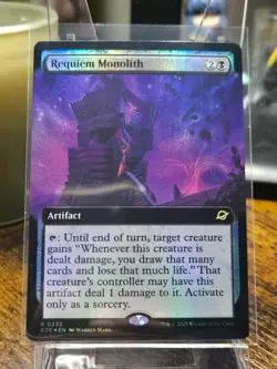 Requiem Monolith (Extended Art FOIL) - MTG Edge of Eternities (EOE) - NM - Image 1