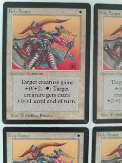 MtG | 4 x Holy Armor | Beta Edition | Playset | Magic the Gathering - Image 2