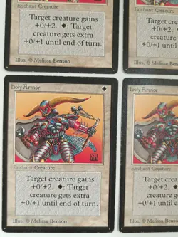 MtG | 4 x Holy Armor | Beta Edition | Playset | Magic the Gathering - Image 4