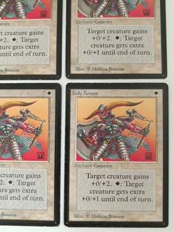 MtG | 4 x Holy Armor | Beta Edition | Playset | Magic the Gathering - Image 5