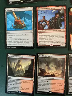 Mtg Small Red Black Bundle: Lands, Chaos Warp, Thrill Of Possibility, Etc - Image 4