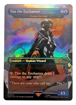 MTG Tim the Enchanter - Prodigal Sorcerer (Borderless Foil) | Monty Python SLD - Image 1