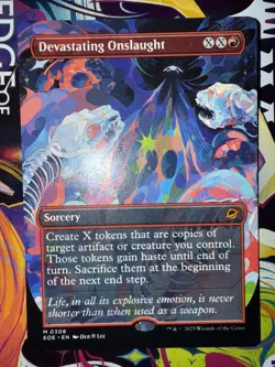 Devastating Onslaught (Mythic Borderless) #0308 Edge of Eternities MTG - Image 1