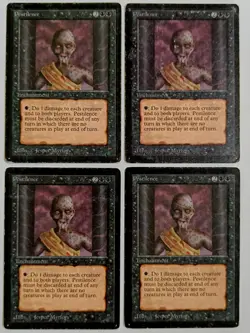 MtG | 4 x Pestilence | Limited Edition Beta | Magic The Gathering | Full Playset - Image 1