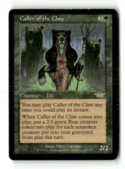 MTG Caller of the Claw - Legions Heavily Played English - Image 1