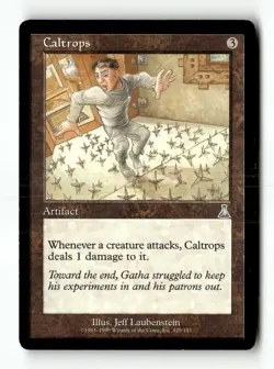MTG Caltrops - Urza's Destiny Heavily Played English - Image 1