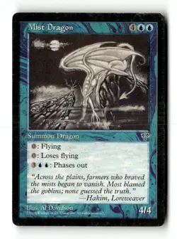 MTG Mist Dragon - Mirage Heavily Played English - Image 1