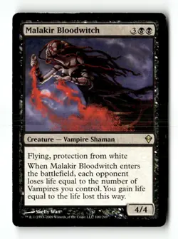 MTG Malakir Bloodwitch - Zendikar Heavily Played English - Image 1
