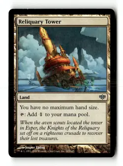 MTG Reliquary Tower - Conflux Heavily Played English - Image 1