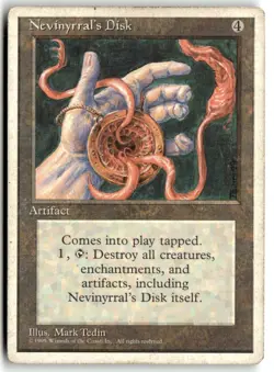 MTG Nevinyrral's Disk - 4th Edition Heavily Played English - Image 1